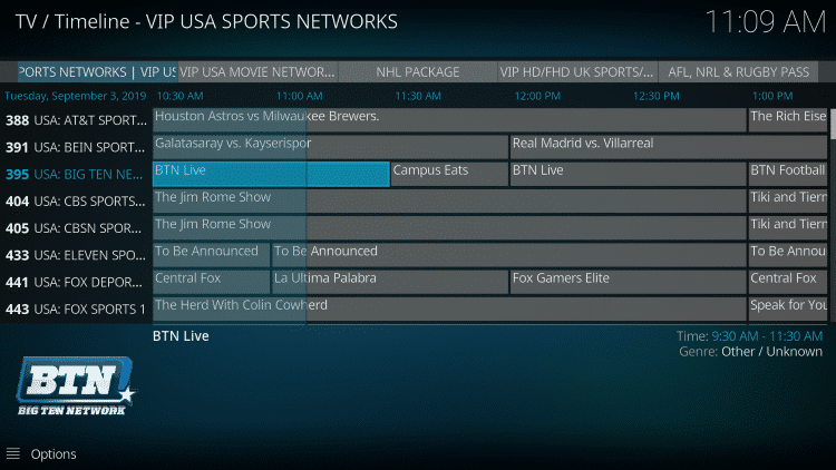 kodi iptv player us